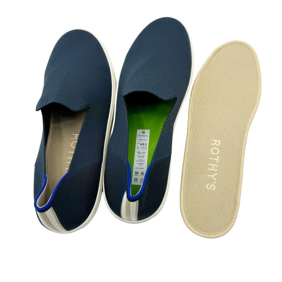 Rothy's Women's Blue The Original Slip On Soft Sneaker Size 8.5 NWOB - Picture 8 of 13